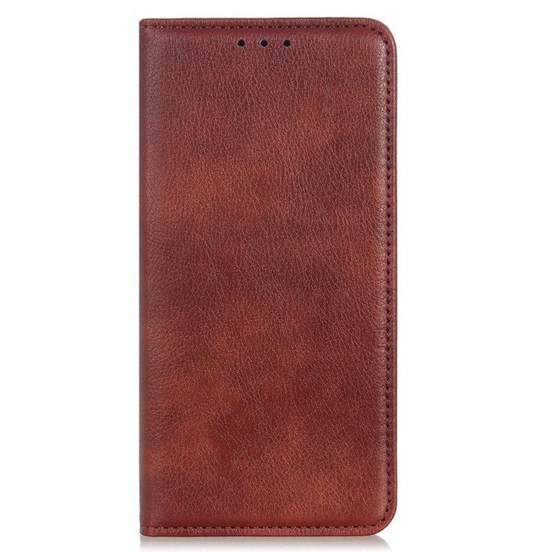 θηκη κινητου Samsung Galaxy M13 Θήκη Flip Litchi Split Leather